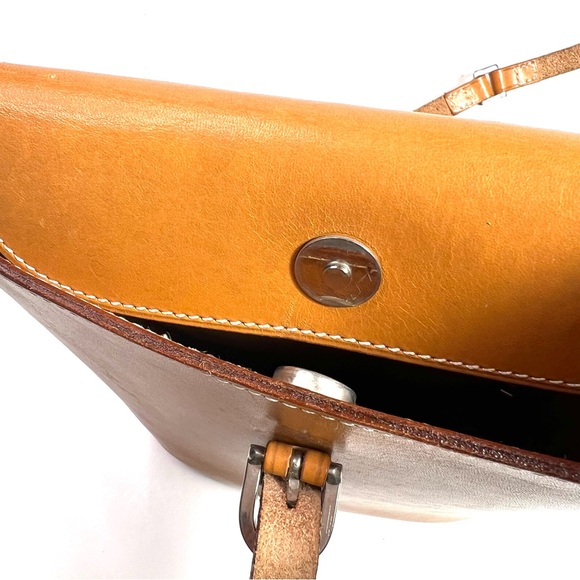 Vintage Courreges Leather Handbag Purse - Picture 8 of 15